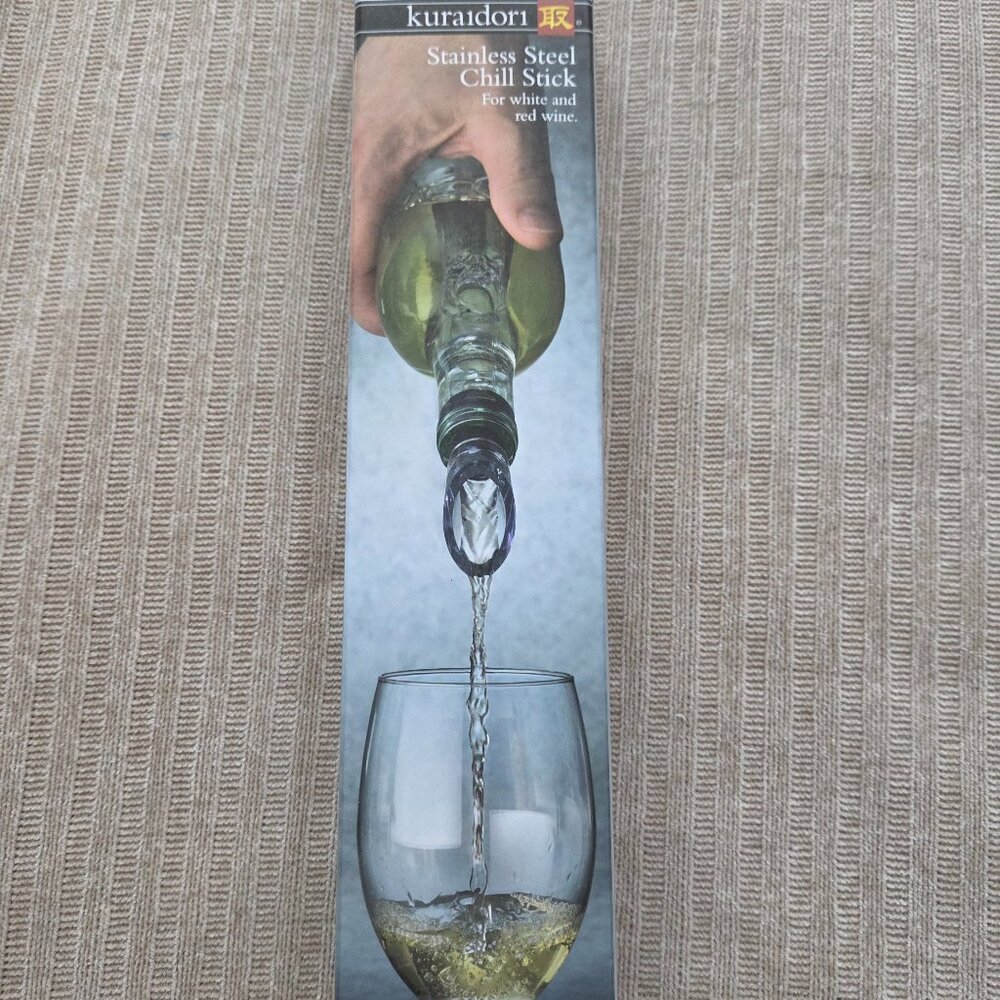 Kuraidori Stainless Steel Wine Chill Stick – New